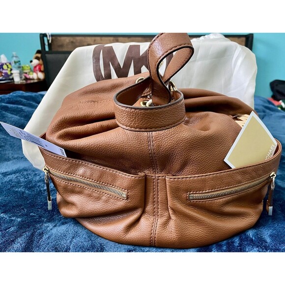 Michael Kors Layton Hobo Tan Tote with Dust Bag and Tag Lightly Worn - Picture 2 of 13